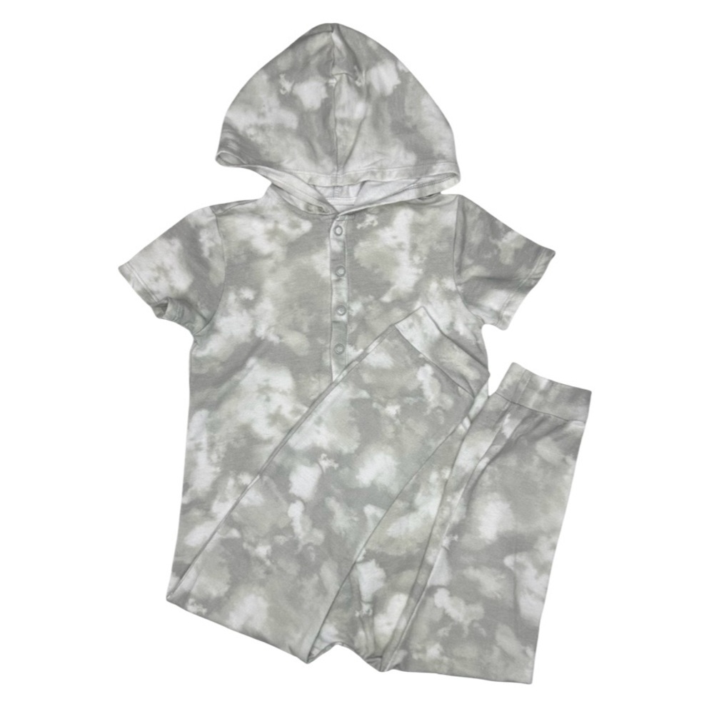 Grayson Collective‎ Tie-Dye Hooded Romper